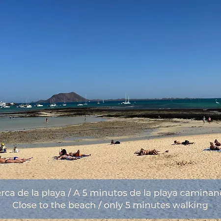 Lejlighed Blue Spirulina Con Piscina, Terraza, Parking Y Wifi Corralejo