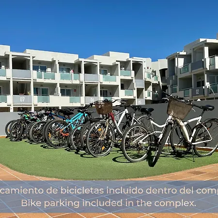 Lejlighed Blue Spirulina Con Piscina, Terraza, Parking Y Wifi Corralejo